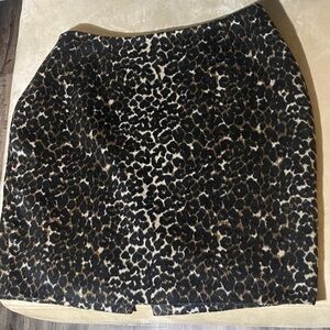 Lord & Taylor Animal Print Pencil Skirt